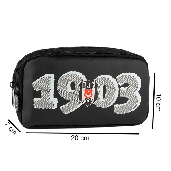 Beşiktaş 2 Bölmeli 1903 Suni Deri Kalemlik (25346) - 2