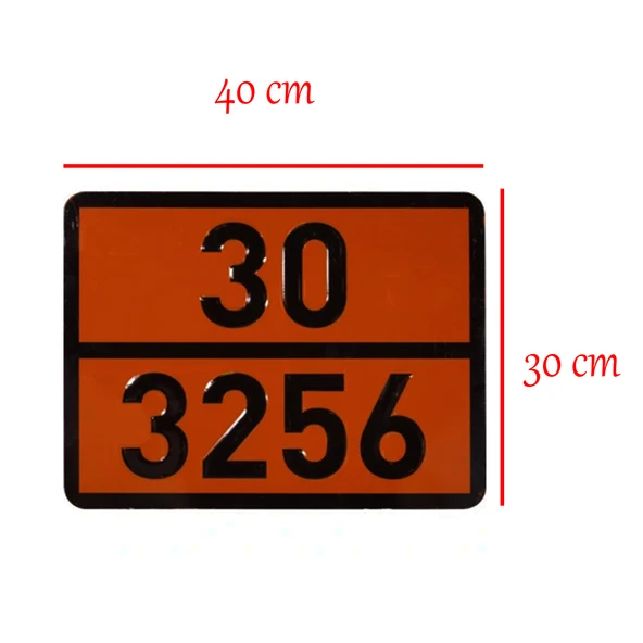 Metal 40x30 cm Levha (1 Adet) 30-3256 Yanıcı 60° Parlama Yapan Sıvılar Tehlikeli Madde Uyarısı - Resim 2