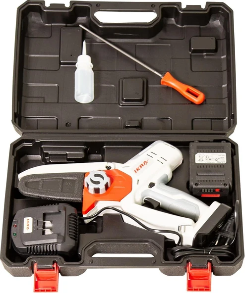 Ikra 71220000 ICMS 2011 Çift Akülü Budama Testeresi 20V-2.0 Ah - Resim 3