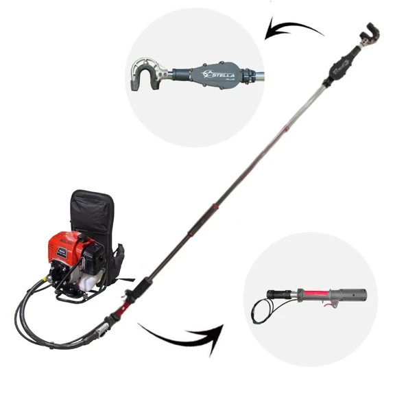 Solax Zeytin,Badem Hasat Makinesi 3,5Hp- Stella Plus Şanzımanlı - 1