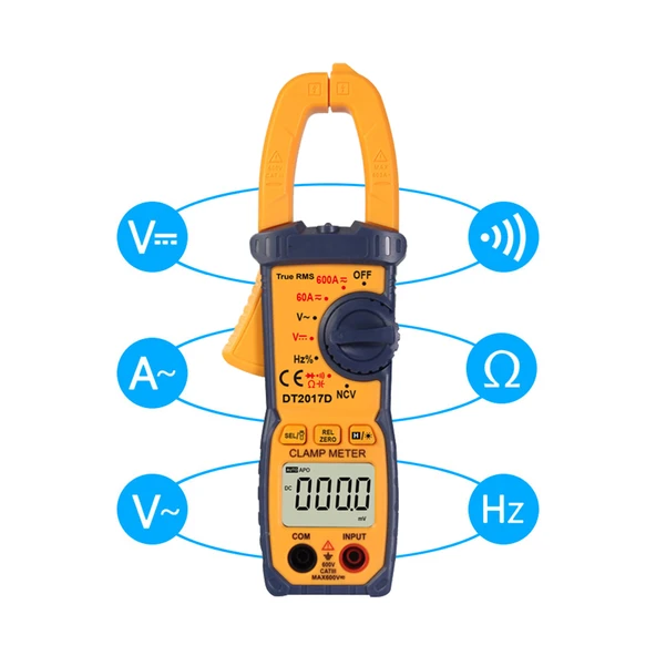 600V Pens Multimetre DC AC Dijital Ölçü Aleti Gerilim Direnç Ampermetre Elektrik Ölçüm Akım Cihazı - Resim 5