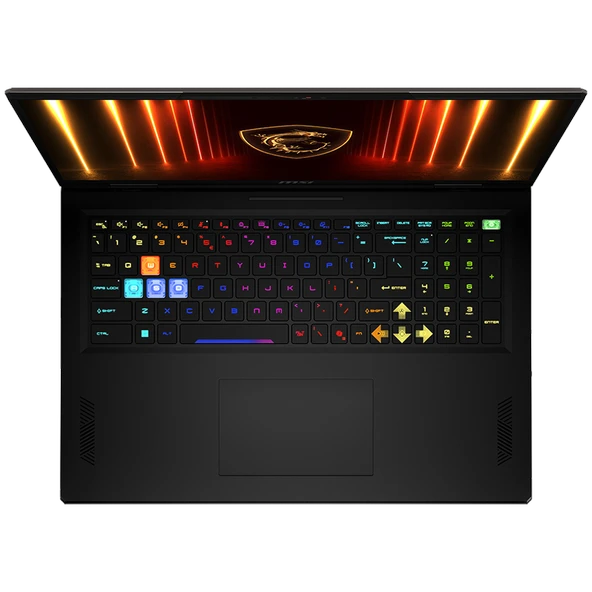 MSI VECTOR 18 HX AI A2XWIG-667TR Ultra 9 275HX 32GB DDR5 RTX5080 12GB 1TB SSD 18" QHD+240Hz Notebook - Resim 2