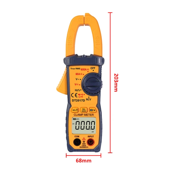 600V Pens Multimetre DC AC Dijital Ölçü Aleti Gerilim Direnç Ampermetre Elektrik Ölçüm Akım Cihazı - Resim 6