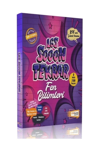 Onburda 8.Sınıf Lgs Sooon Tekrar Fen Bilimleri ürün görseli