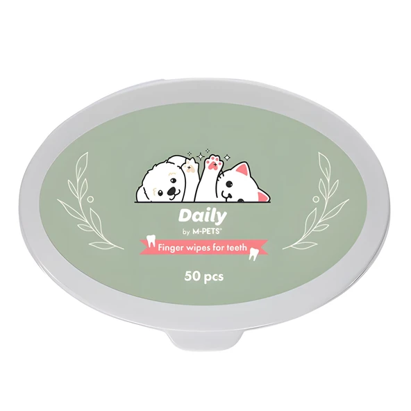 M-Pet Daily Kedi ve Köpek Diş Temizliği İçin Parmak Pedi 50li - 4