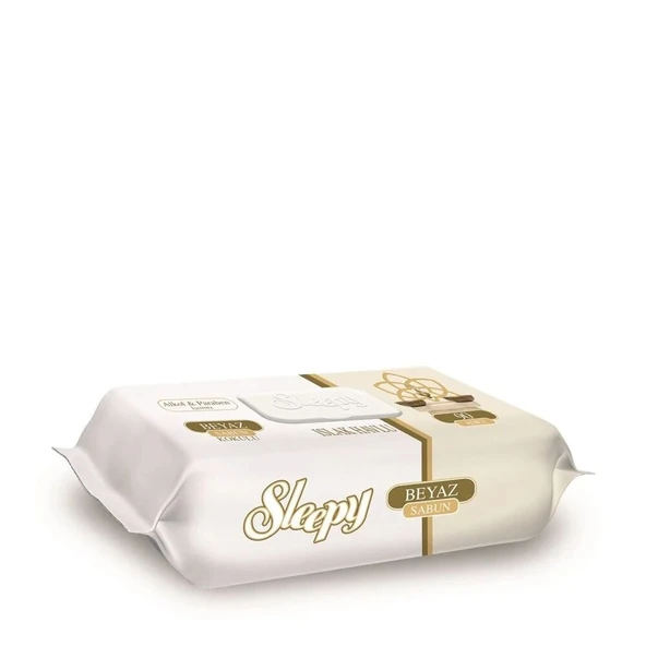 Sleepy Beyaz Sabun Kokulu Islak Havlu Mendil 90 Adet - 2
