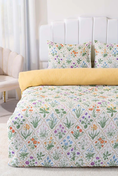 Rivaİstanbul Sonya Çift Kişilik Nevresim Takımı Pamuklu - Resim 2