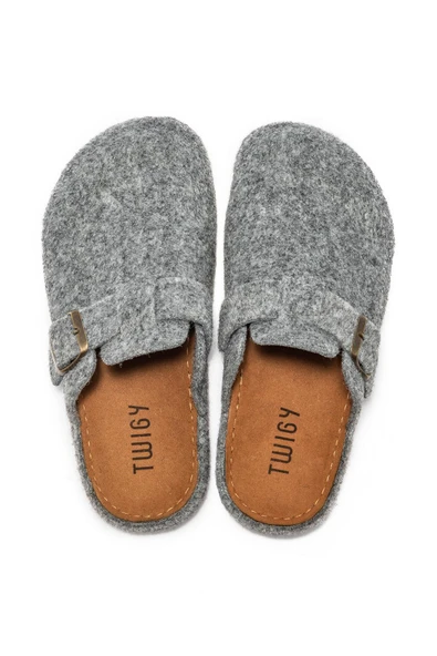 TWIGY TW TUANA FÜME KADIN EV TERLİK 36/40 - Resim 4