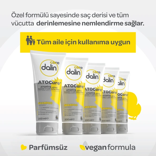 Dalin Care Saç ve Vücut Şampuanı 200 ml - 4