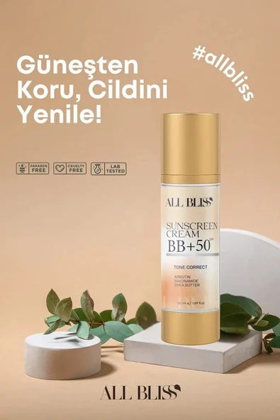 50+ SPF BB Güneş Kremi 50 ml – Renk Eşitleyici, Nemlendirici, Ton Dengeleyici - 2