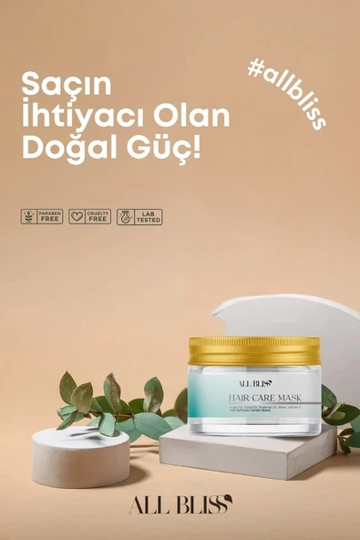 Bitkisel Keratinli Saç Bakım Maskesi 200 ml - 4