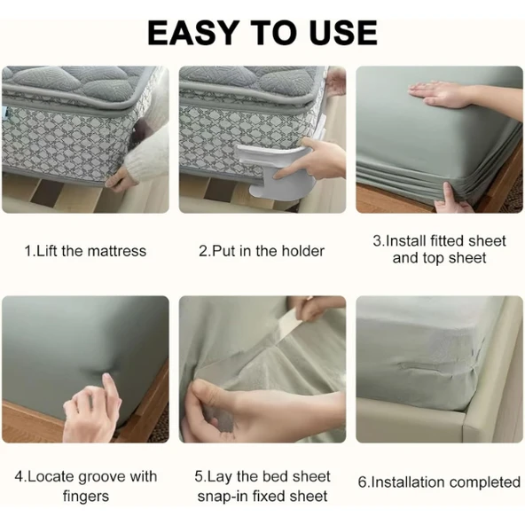 Nevresim Çarşaf Tutucu Aparat - Resim 3