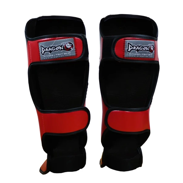 DragonDo 40716-P Kaval Ayak Koruyucu Kırmızı Kick Boks Kaval Koruyucu - Resim 4