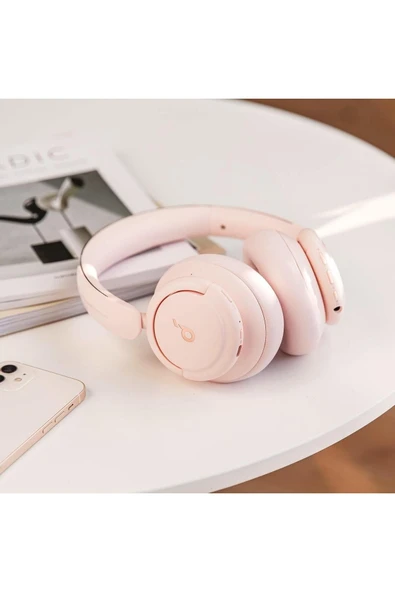 Anker Soundcore Life Q30 Bluetooth Kablosuz Kulaklık - ANC - Sakura Pink - A3028 - 5
