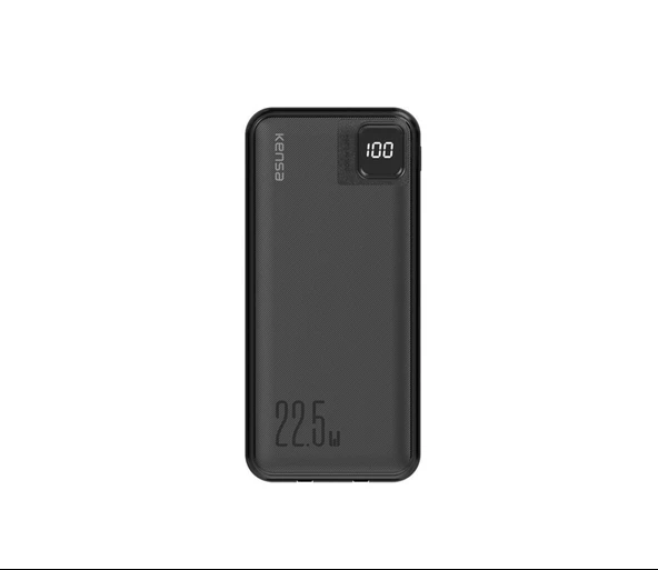 10.000 mAh Powerbank 22.5W Hızlı Şarj Destekli Siyah Renk - 3