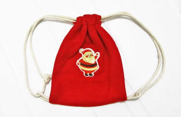 salarticaret Kız Çocuk Noel Çanta Elbise Kostüm- Kırmızı - 5