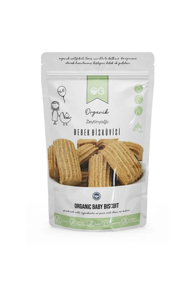 Organik Keçiboynuzlu ve Zeytinyağlı Bebek Bisküvi Seti +6 Ay - 3