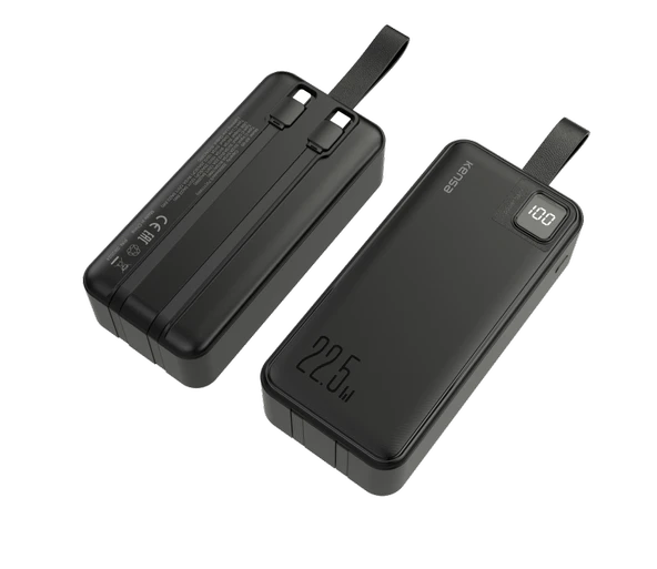 30.000 mAh Powerbank 22.5W Hızlı Şarj Destekli Dijital Ekran Göstergeli