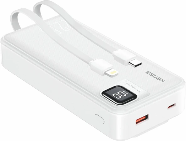 10.000 mAh Powerbank 22.5W Hızlı Şarj Destekli Siyah Renk