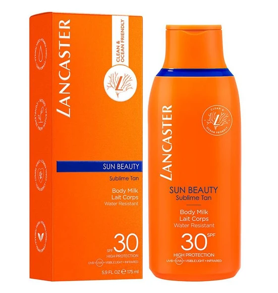 Lancaster Sun Beauty Body Milk Spf 30 175 Ml Vücut için Güneş Koruyucu Süt - 2