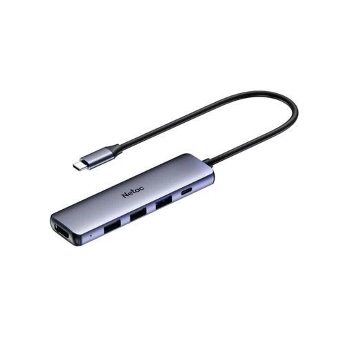 Netac Type-C to 1xPD, 1xUSB 3.0, 2xUSB 2.0, 1xHDMI Çoklayıcı - NT08WF13-30GR - 1