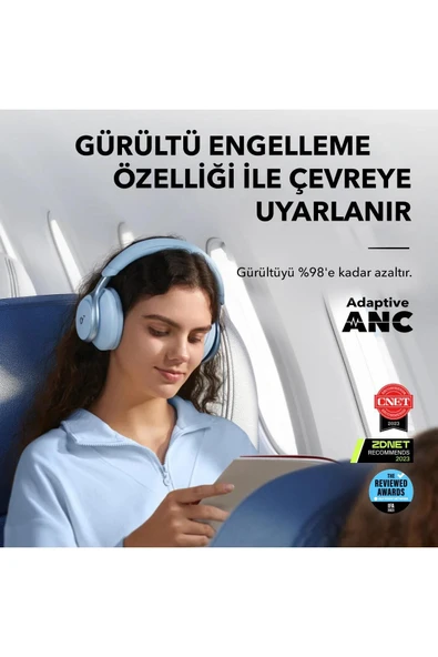 Anker Soundcore Space One Kulaklık - Siyah-a3035 - 3