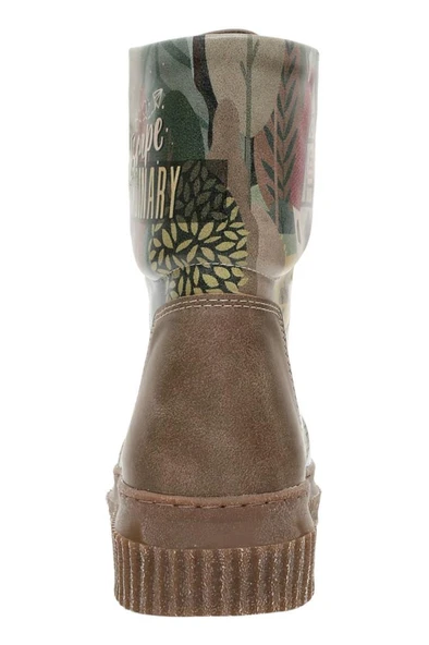 Kadın Vegan Deri Yeşil Uzun Bot  Escape TheOrdinary Tasarım - 6