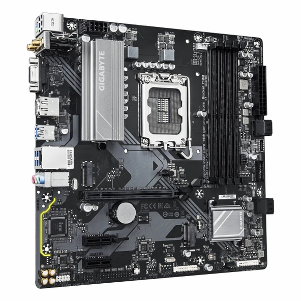 Gigabyte B760M D3HP WiFi6 DDR5 (5600MHz)OC M.2 VGA/HDMI/DP PCIe 4.0 1700P mATX Anakart - Resim 3