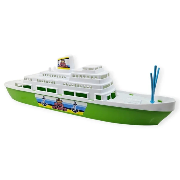 Transatlantik Yolcu Gemisi 45 cm - Yeşil ürün görseli