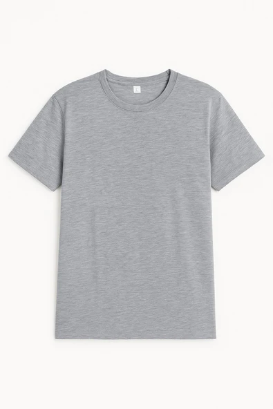 Bisiklet Yaka Basic Tişört - 3