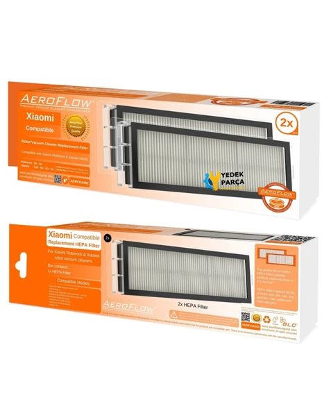 Mi Robot Vacuum Cleaner SDJQR02RR Uyumlu 2li Hepa Filtre ürün görseli 1