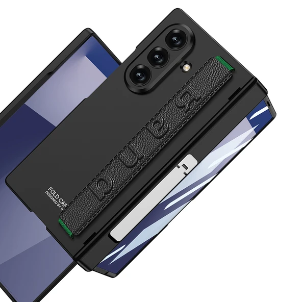 Galaxy Z Fold 7 Kılıf Zore Kıpta KPT-01 Standlı Kapak - 14