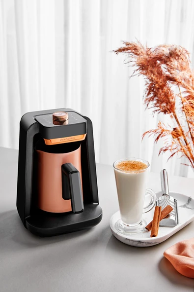 ARZUM OK0020 OKKA RICH SPIN PRO TURK KAHVE MAKINESI BAKIR - Resim 8