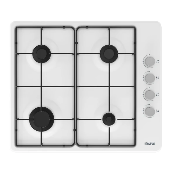 Altus AL 84 GD Set Üstü Ocak Gaz Emniyetli Beyaz ürün görseli 1