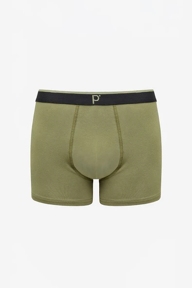 Stripe Detailed 3lü Çok Renkli Boxer - 3
