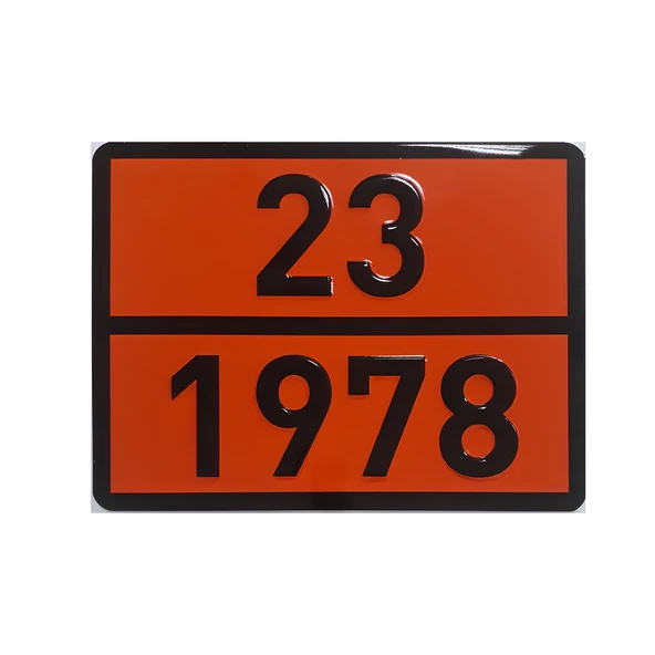 Metal 40x30 cm Levha (1 Adet) 23-1978 Likit Propan Sıvı Propan Taşımacılığı Tehlikeli Madde ürün görseli