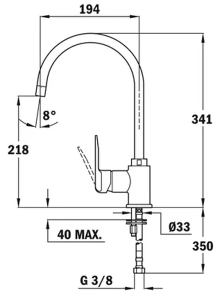 Teka IN 995 FN Siyah Kuğu Mutfak Bataryası - 2