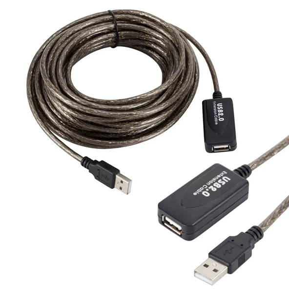 Usb 2.0 extension kablo güçlendirilmiş usb 2.0 extension kablo 10m - 2