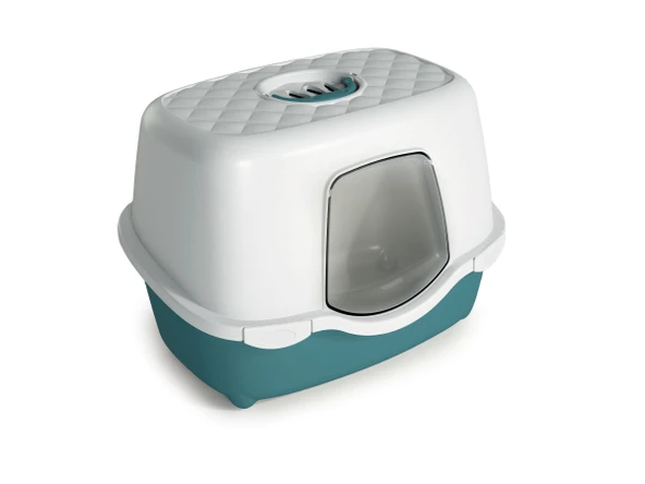 Stefanplast Tres Chıc Beyaz /yeşil Kedi Tuvaleti 56x39x39cm ürün görseli