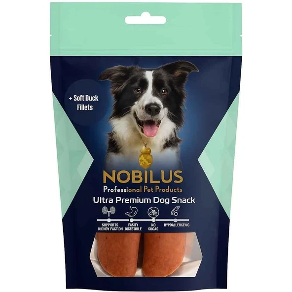 Nobilus Köpek Ödül Maması Ördekli Filote 80 Gr ürün görseli 1