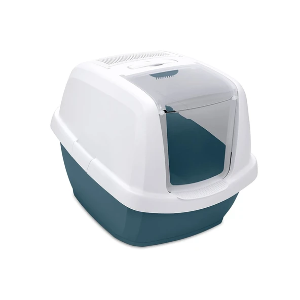 Imac Maddy Junıor Kapalı Kedi Tuvaleti Petrol Mavi 57x43x41cm ürün görseli