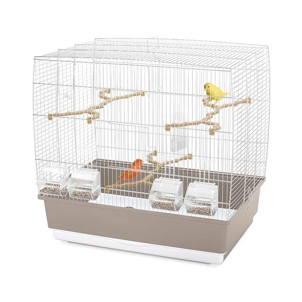 Imac Irene 4 Kuş Kafesi Bej 59x38x56cm ürün görseli