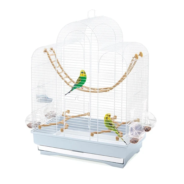 Imac Fıona Kuş Kafesi Mavi/beyaz 50x30x65cm ürün görseli