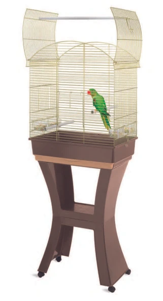 Imac Calla Ayaklı Papağan Kafesi Morcivert 65,5x43x76/148,5cm ürün görseli 1
