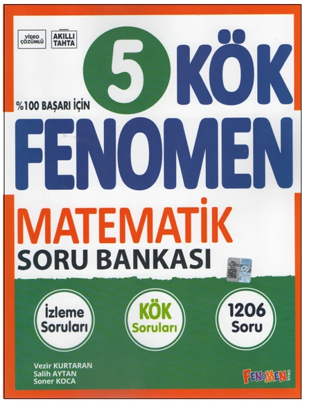 Fenomen 5.Sınıf KÖK Matematik Soru Bankası