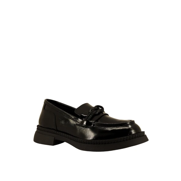 Albini 26101906R Rugan Deri Kadın Loafer - 2