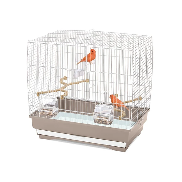 Imac Irene 3 Kuş Kafesi Bej 51x30x48cm ürün görseli