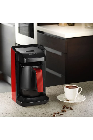 Cafe Turc Kahve Makinesi Kırmızı