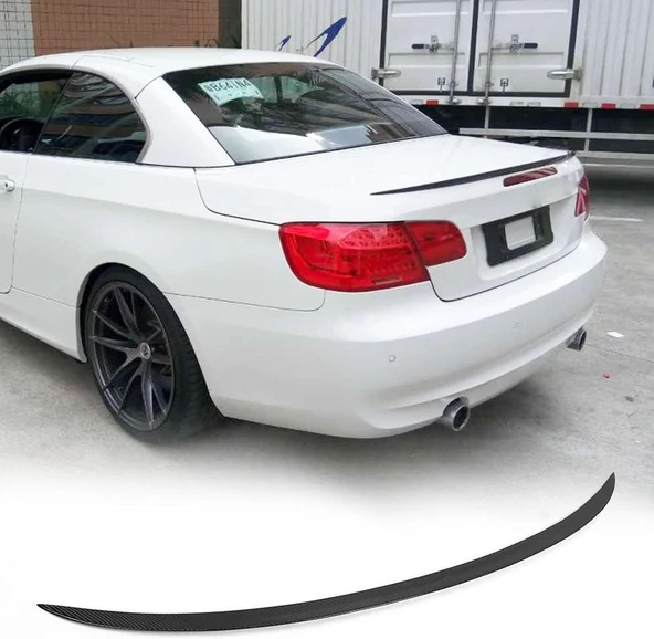 BMW 3 SERİSİ E93 CABRİO UYUMLU SPOİLER İNCE TİP PARLAK SİYAH 2006-2012