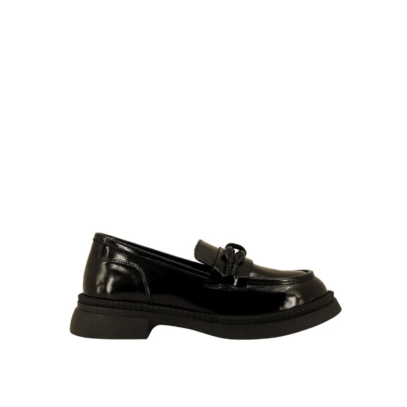 Albini 26101906R Rugan Deri Kadın Loafer - 1